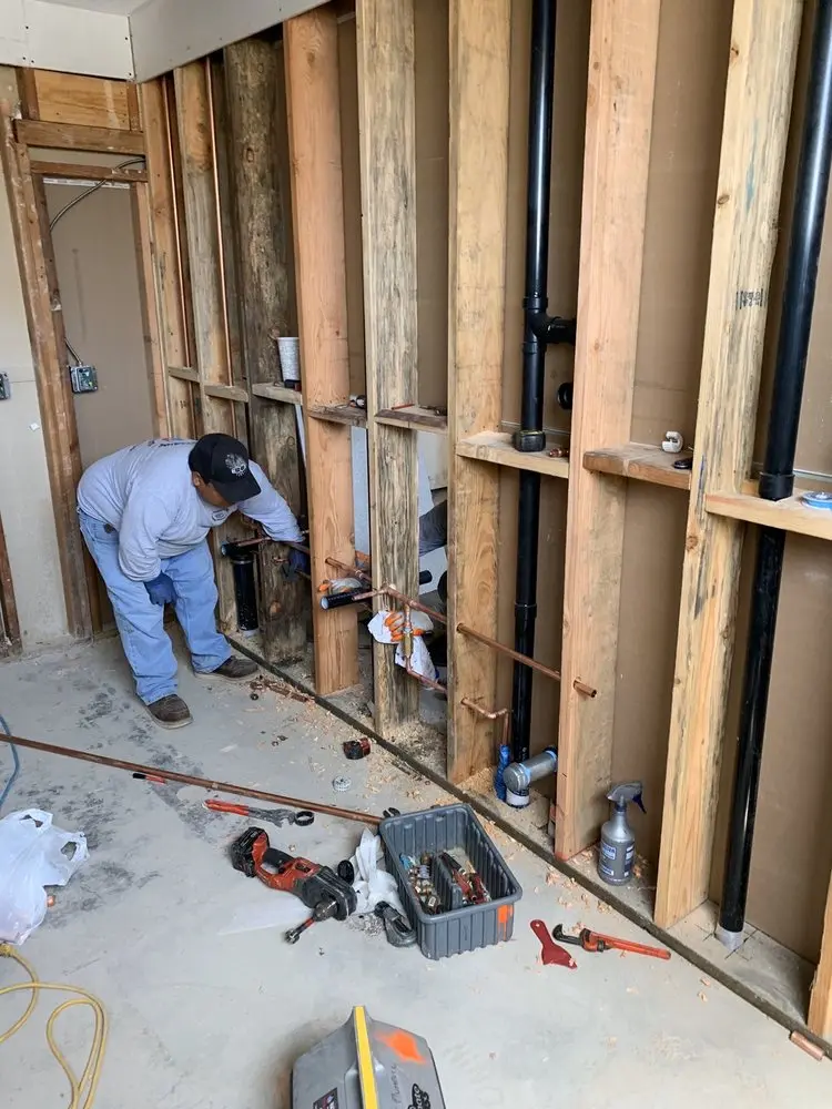 Commercial rough-in plumbing for Water Heater Replacement in Southgate Estates